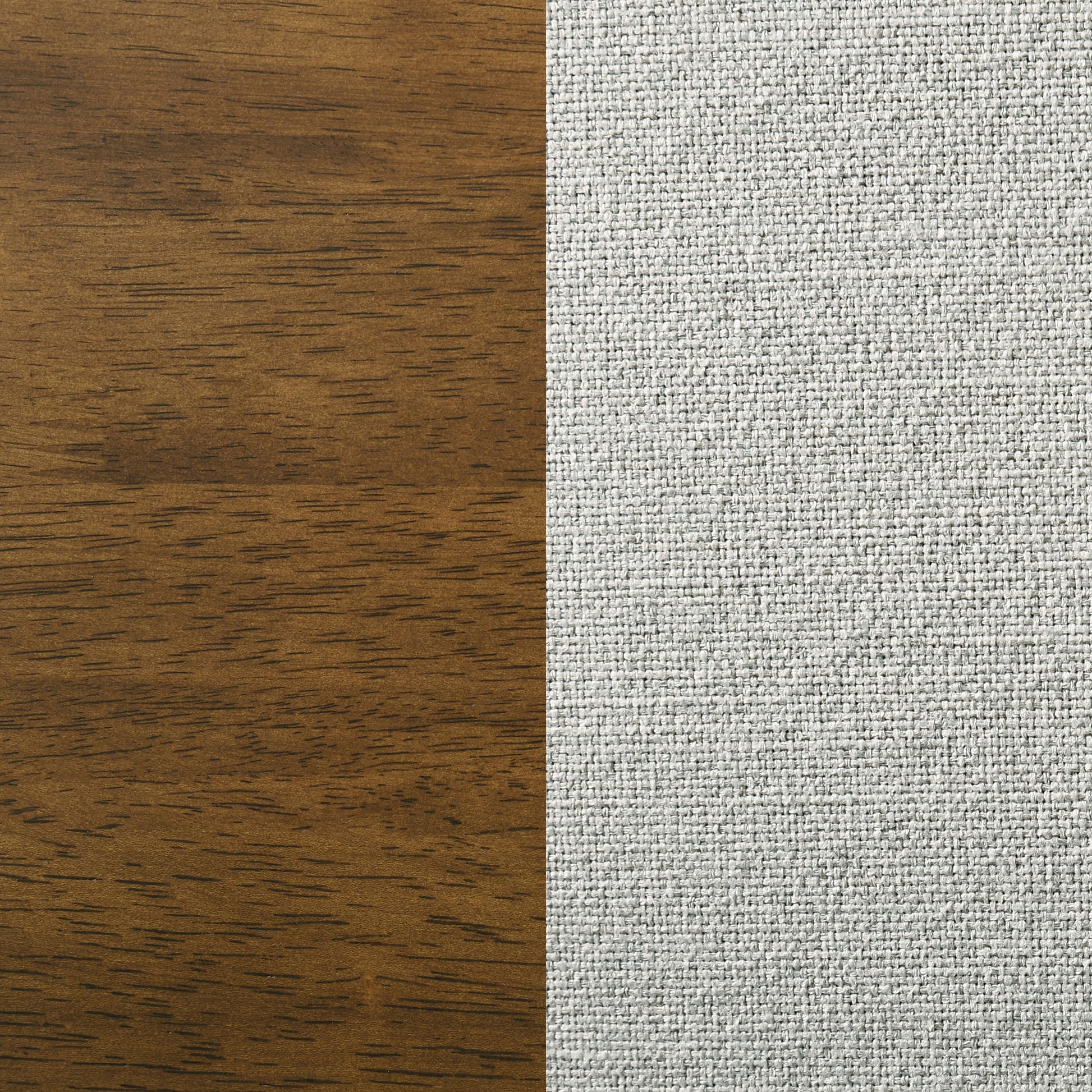 Almonte Dining Chair Upholstered Seat Dark Brown (Set of 2)