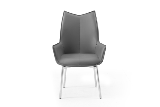 1218 swivel dining chair Dark Grey
