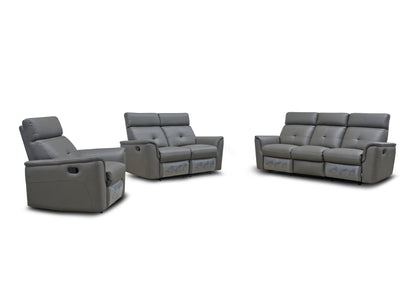 8501 Dark Grey w/Manual Recliner