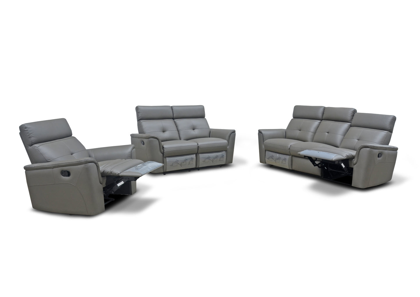 8501 Dark Grey w/Manual Recliner